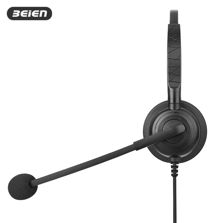 Dual-Ear Wired Headsets With USB