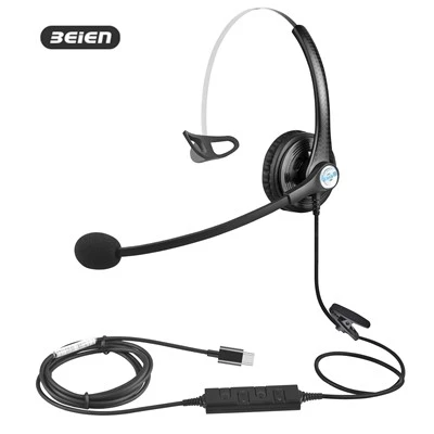 Los mejores auriculares USB C para la oficina del centro de llamadas con micrófono