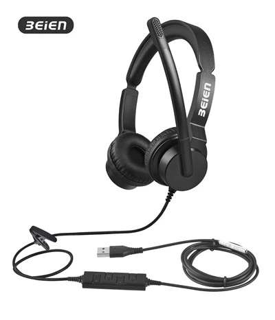 Sobre los auriculares de estudio de cancelación de ruido de la oreja